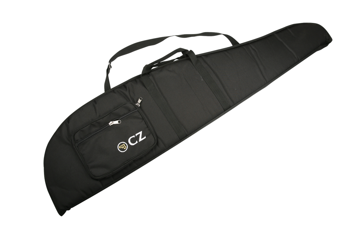 Gevärsfodral Svart 118x27cm med ficka 23x17cm och bärrem - CZ