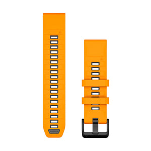 QuickFit® 22 urremme, Spark Orange silikonerem 3