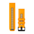 QuickFit® 26 remme, Graphite/Spark Orange silikone 1