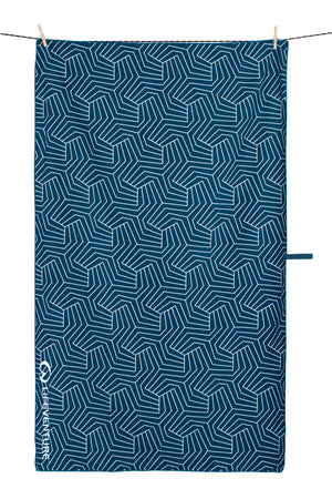Recycled SoftFibre Trek Towel, Geometric - Life Venture