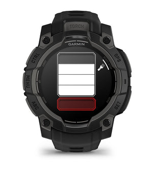 Instinct® 3 – 45 mm, AMOLED, Svart med Svart Rem – Garmin