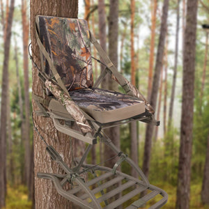 Lyxig sittdyna i camo med värme - HuntElite