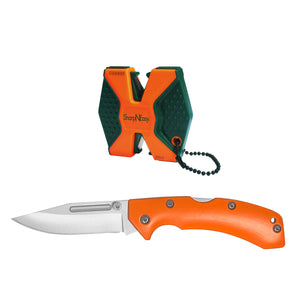 Hopfällbar kniv- och vässarsats Orange med lås - AccuSharp