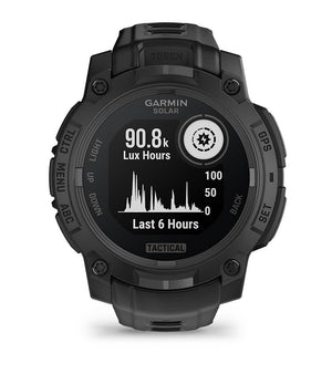 Instinct® 3 – 45 mm, Solar, Tactical Edition, Svart med Svart rem – Garmin