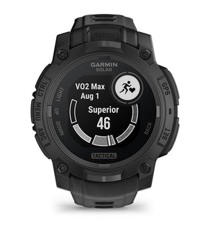 Instinct® 3 – 45 mm, Solar, Tactical Edition, Svart med Svart rem – Garmin