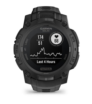 Instinct® 3 – 45 mm, Solar, Tactical Edition, Svart med Svart rem – Garmin
