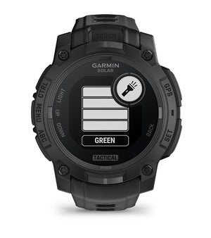 Instinct® 3 – 45 mm, Solar, Tactical Edition, Svart med Svart rem – Garmin