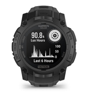 Instinct® 3 – 50 mm, Solar, Tactical Edition, Svart med Svart Rem – Garmin