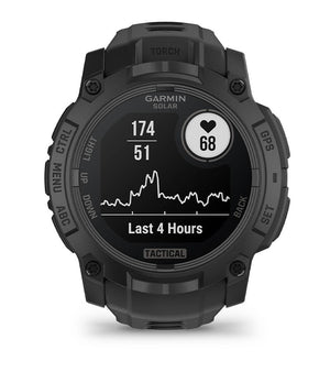 Instinct® 3 – 50 mm, Solar, Tactical Edition, Svart med Svart Rem – Garmin
