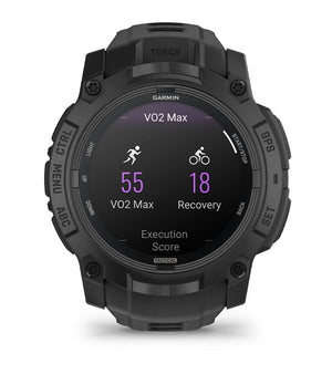 Instinct® 3 – 50 mm, AMOLED, Tactical Edition, Svart med Svart Rem – Garmin