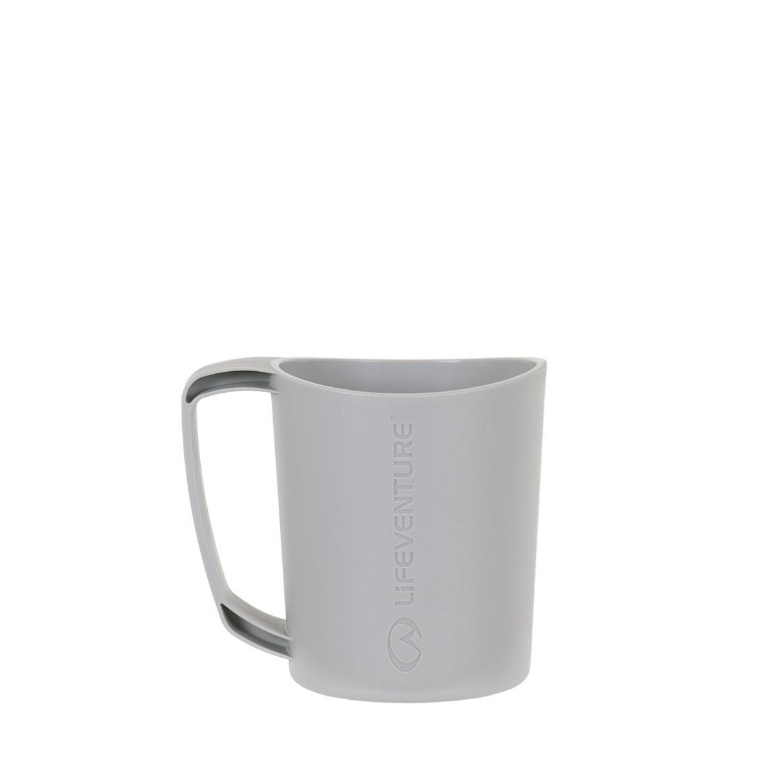 Ellipse Big Mug, Light Grey - Life Venture