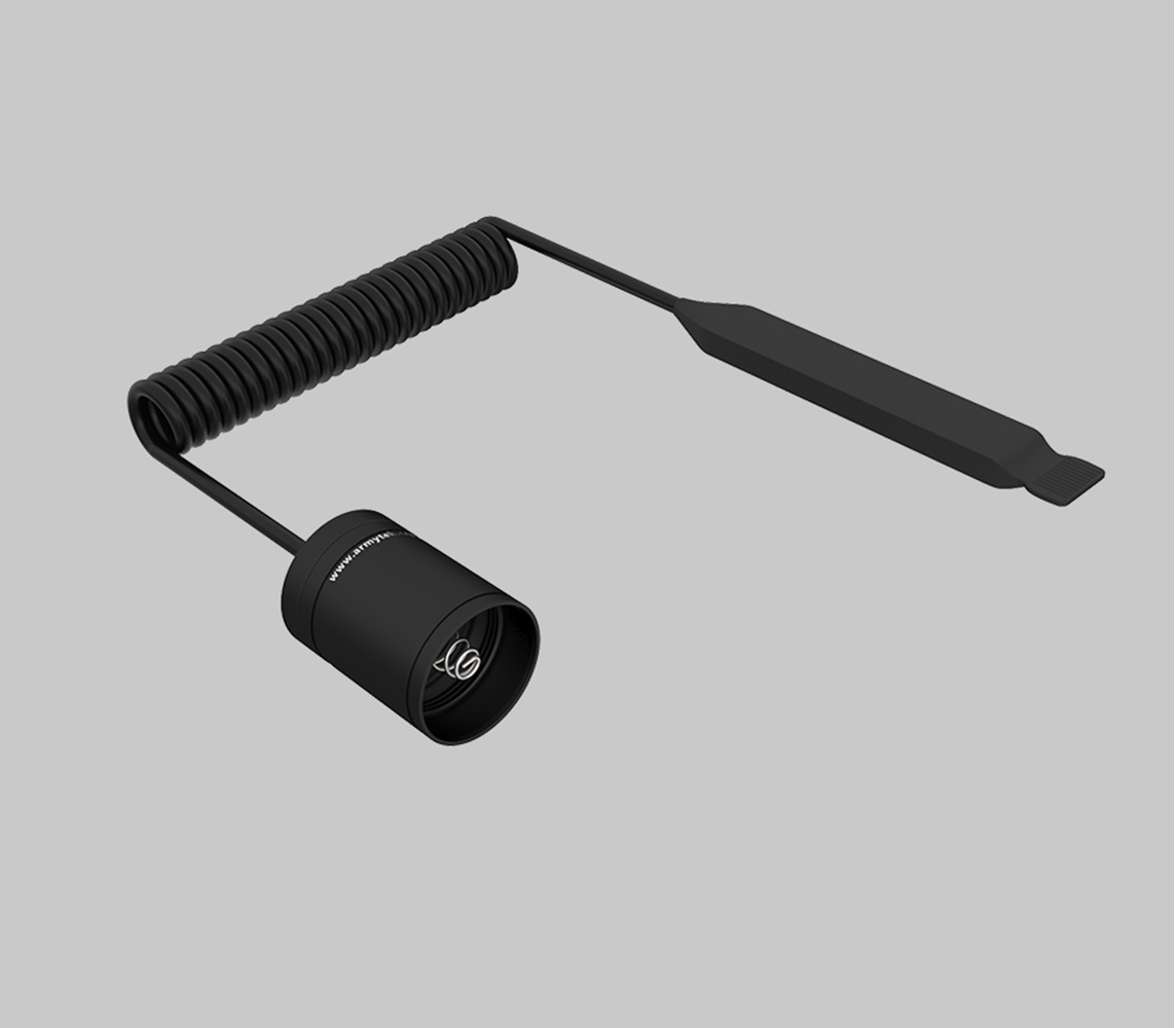 Dobermann Utökat set fullt utrustat för taktiska uppgifter: Ficklampa, 18650 Li-Ion-batteri, Laddare, Magnetfäste, Fjärrströmbrytare, Två färgfilter - Armytek