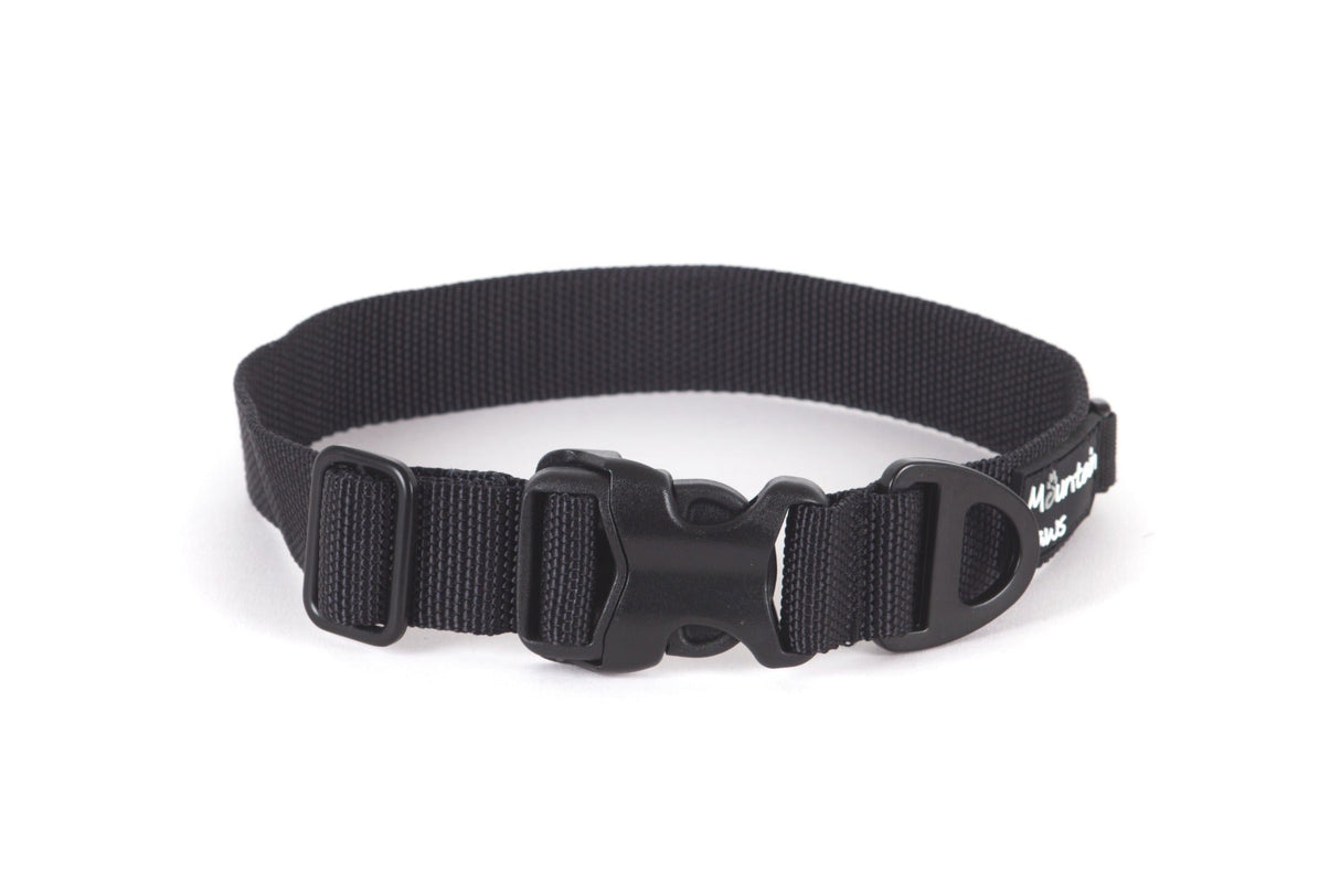 Extra Tough Dog Collar, Small, Black - Mountain Paws