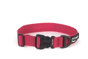 Extra Tough Dog Collar, Small, Red - Mountain Paws