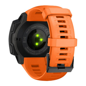 20 mm remme (Instinct® E – 40 mm), Ember Orange silikone 2