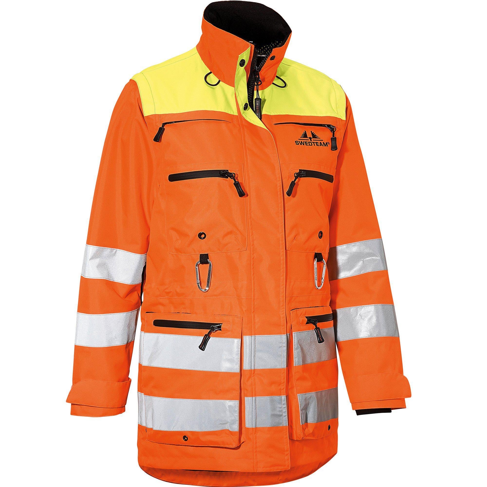 Stl. X-Large - Dog Handler Nicco Wo Hunting Jacket Orange Neon - Swedteam - Bytesvara