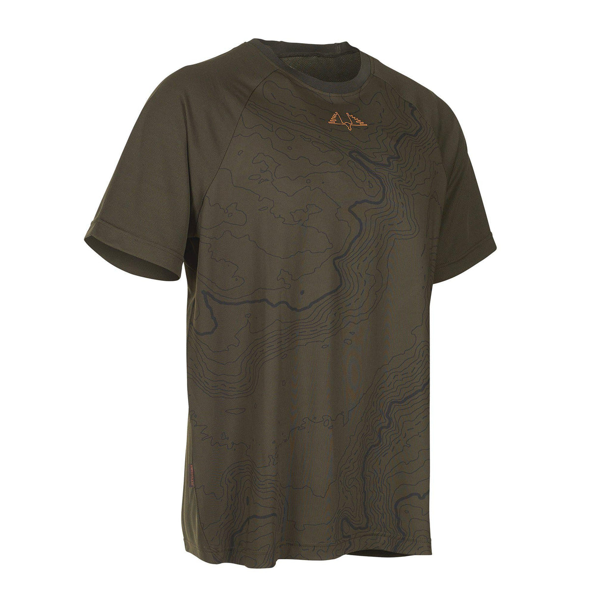 Alpha SS RE-ECO T-shirt tryckt grön - Swedteam