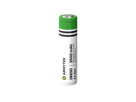 18650 Li-Ion 3500mAh batteri, skyddat och uppladdningsbart - Armytek