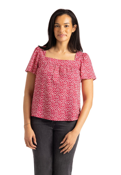 Bliss - Claret Print - Trespass