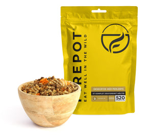 Oxgryta med pärlkorn – Firepot