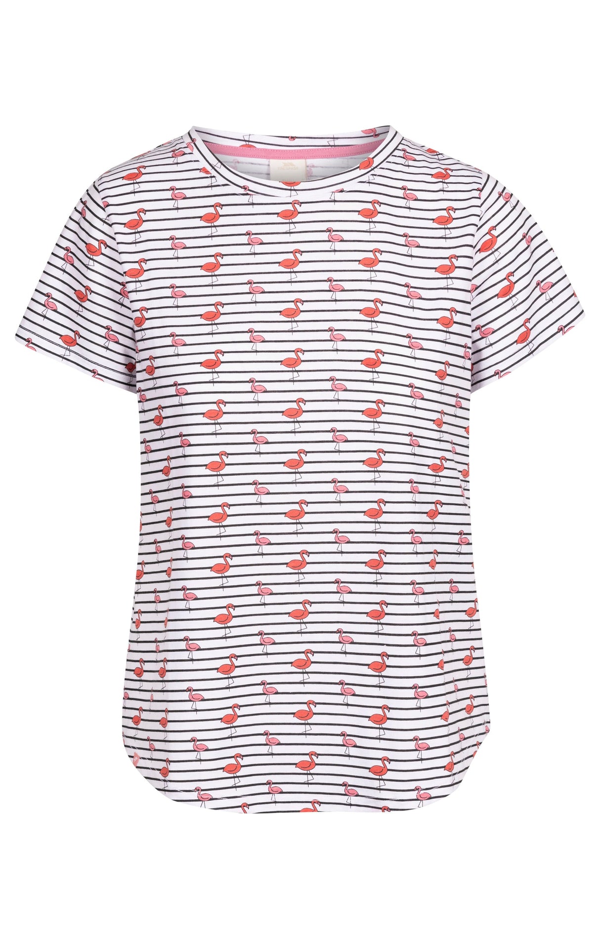 Cara - White Flamingo Stripe - Trespass
