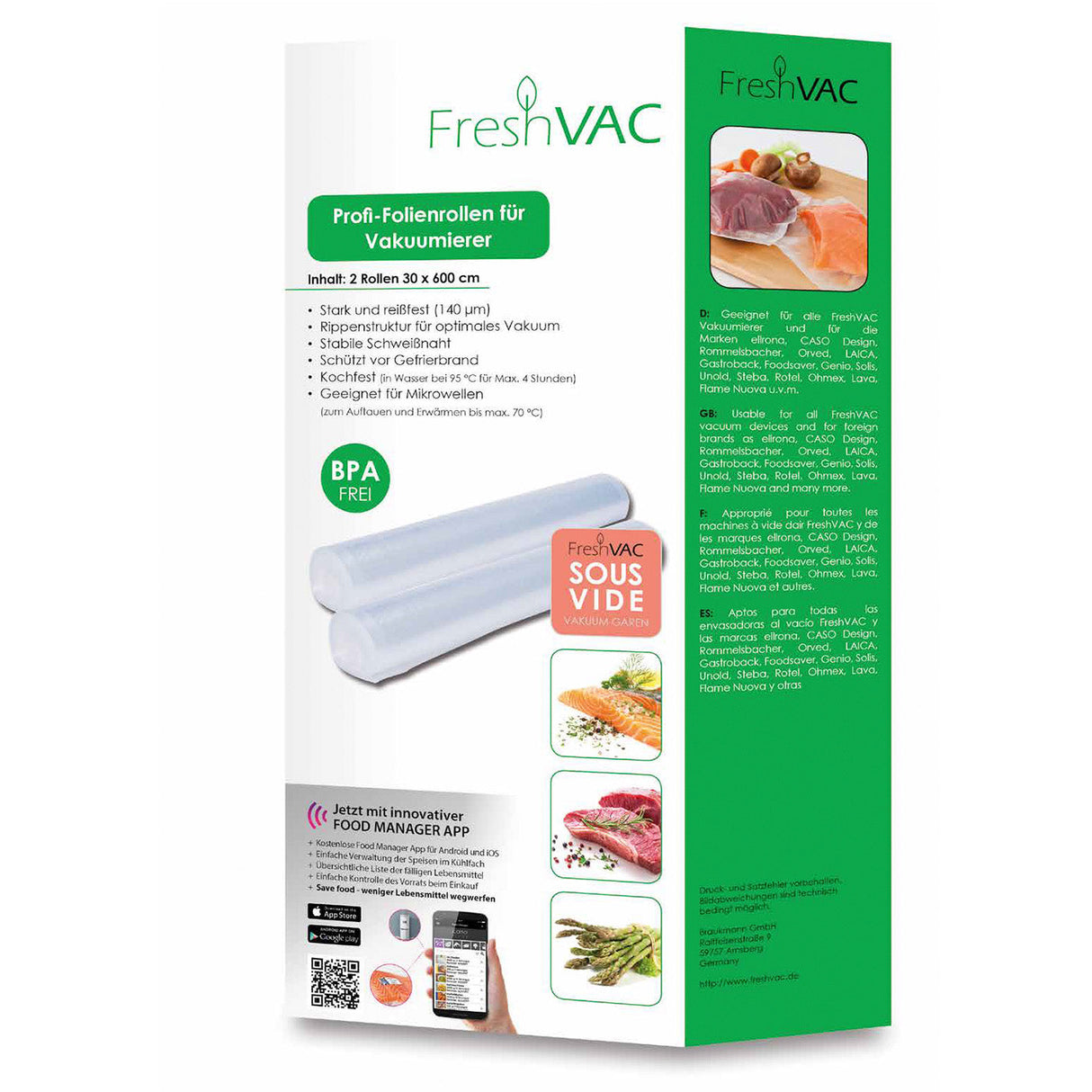 FreshVAC Pro folierullar 30x600 cm – FreshVAC