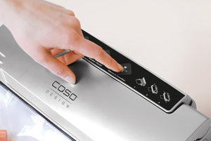Vakuum VC15 Inox 9 L/min, 1 svetstråd, -0,7 bar, stoppknapp - Caso