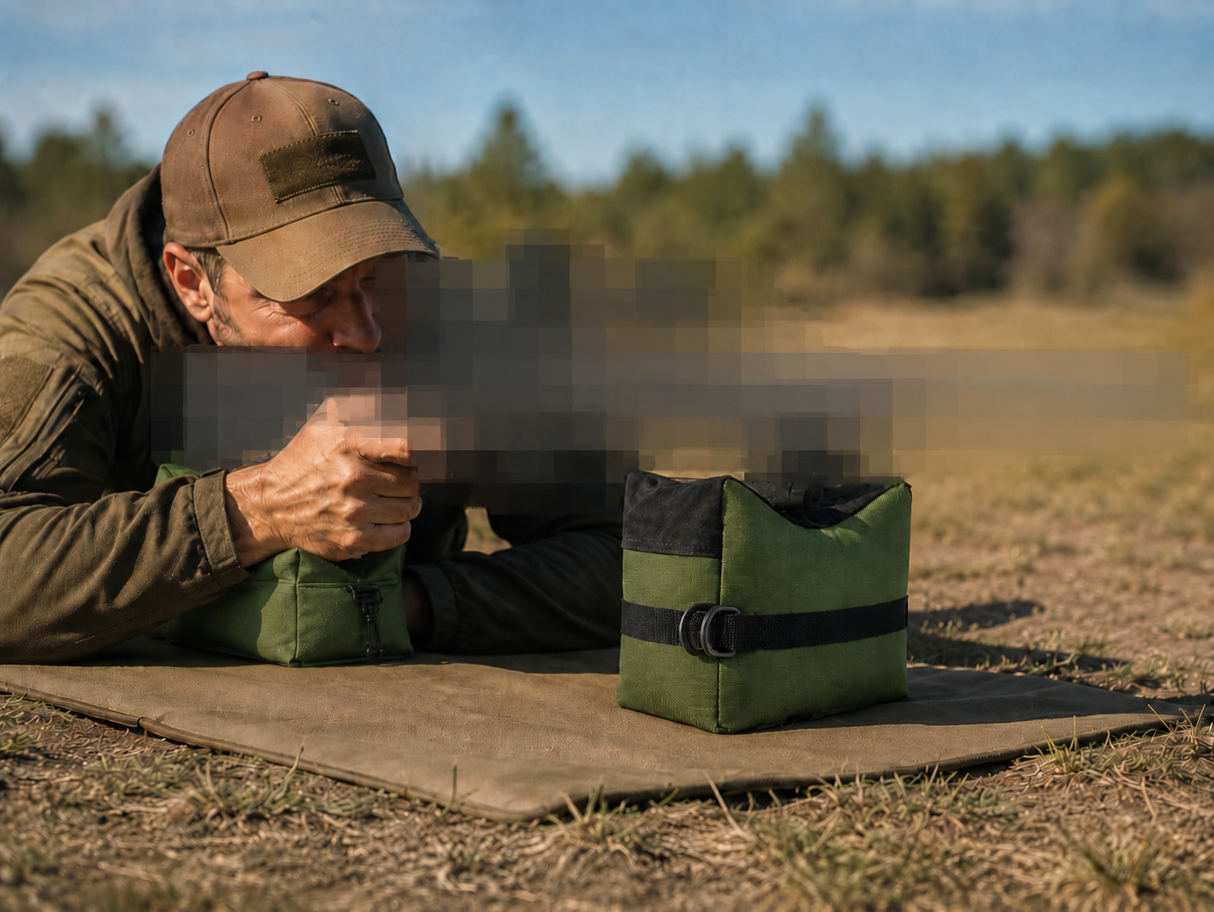 Riflestöd med sandsäckar - HuntElite