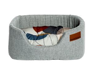 Colour Block Silver Lux Slumber Bed Large