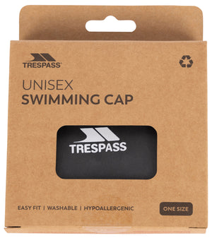 Denon- Unisex Swimming Cap - Black - Trespass