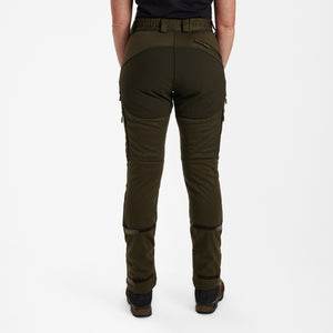 Lady Excape Softshellbyxor Art Green - Deerhunter
