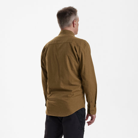 Liam skjorta Ocher Brown - Deerhunter