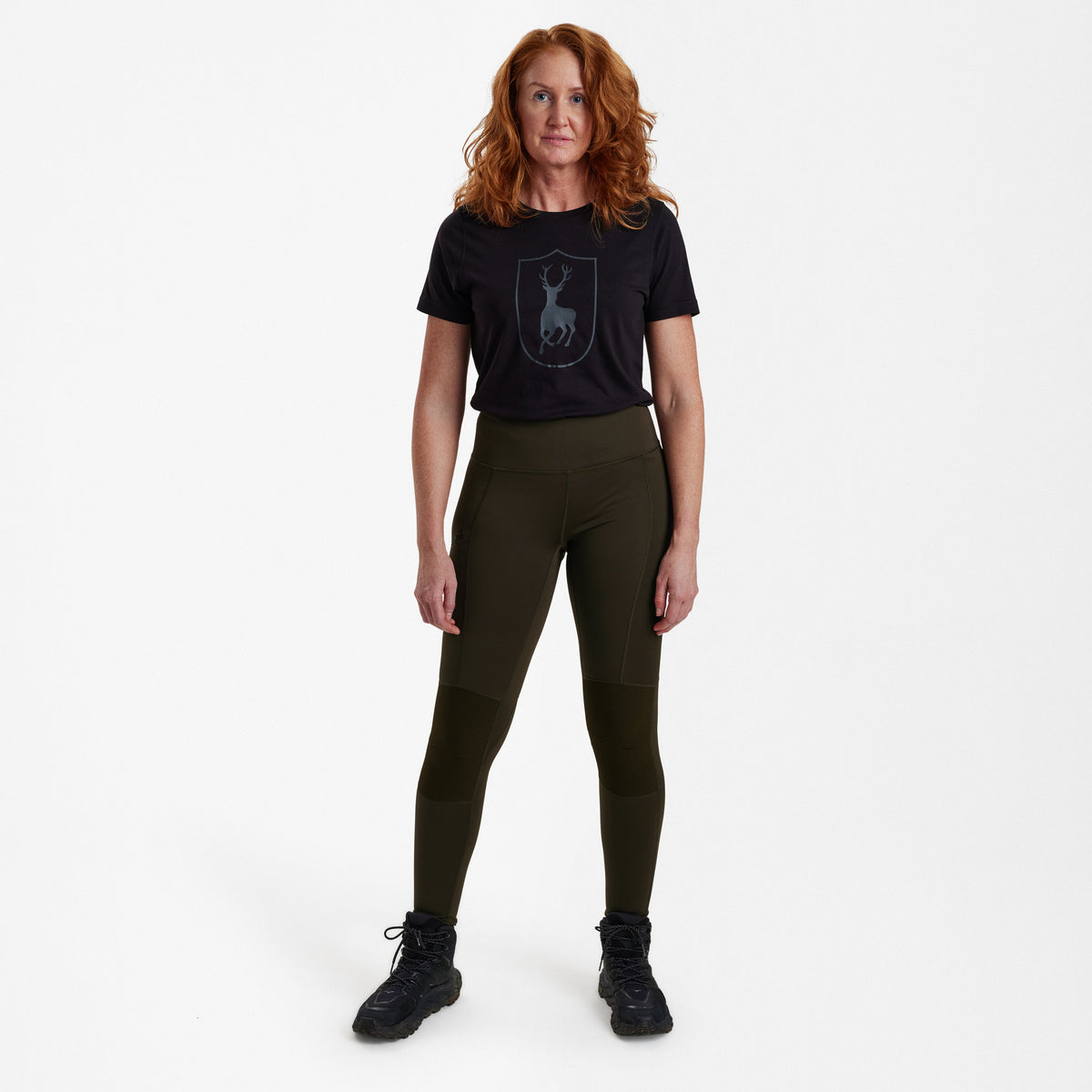 Lady Förstärkta Strumpbyxor Art Green - Deerhunter