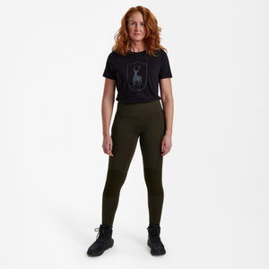 Lady Förstärkta Strumpbyxor Art Green - Deerhunter