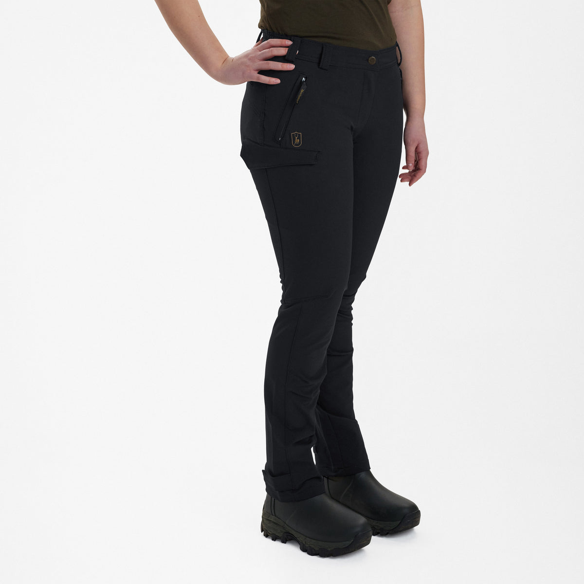 Lady Ann Full Stretch Byxor Svart - Deerhunter