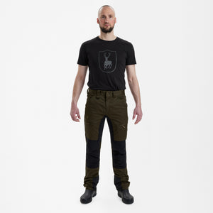 Rogaland Stretchbyxor med kontrast - Kort - Adventure Green - Deerhunter