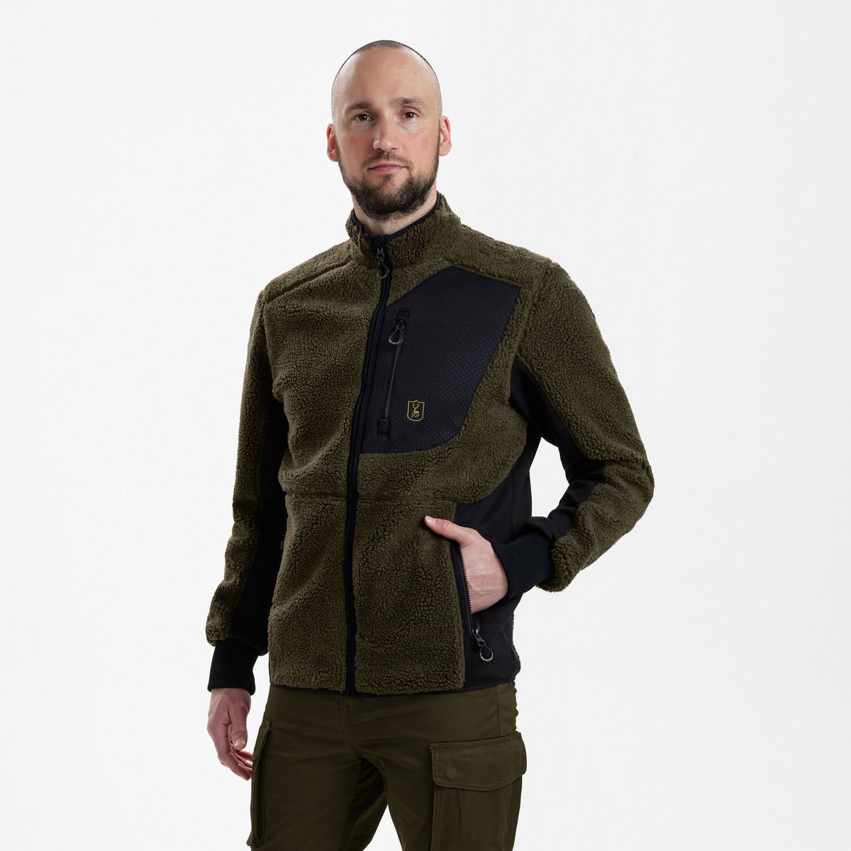 Rogaland fiberpälsjacka Grön - Deerhunter