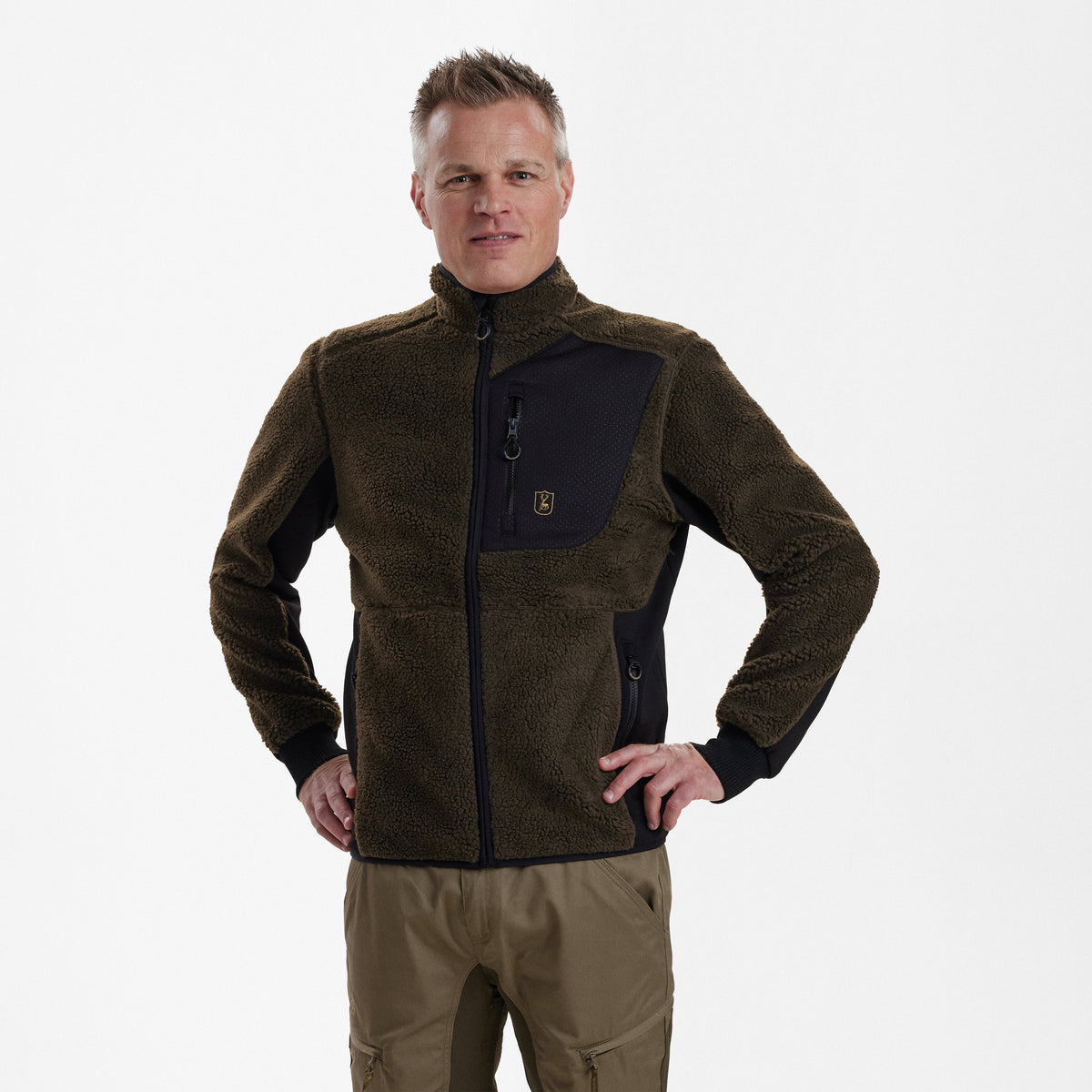 Rogaland Fiberpälsjacka Brun - Deerhunter