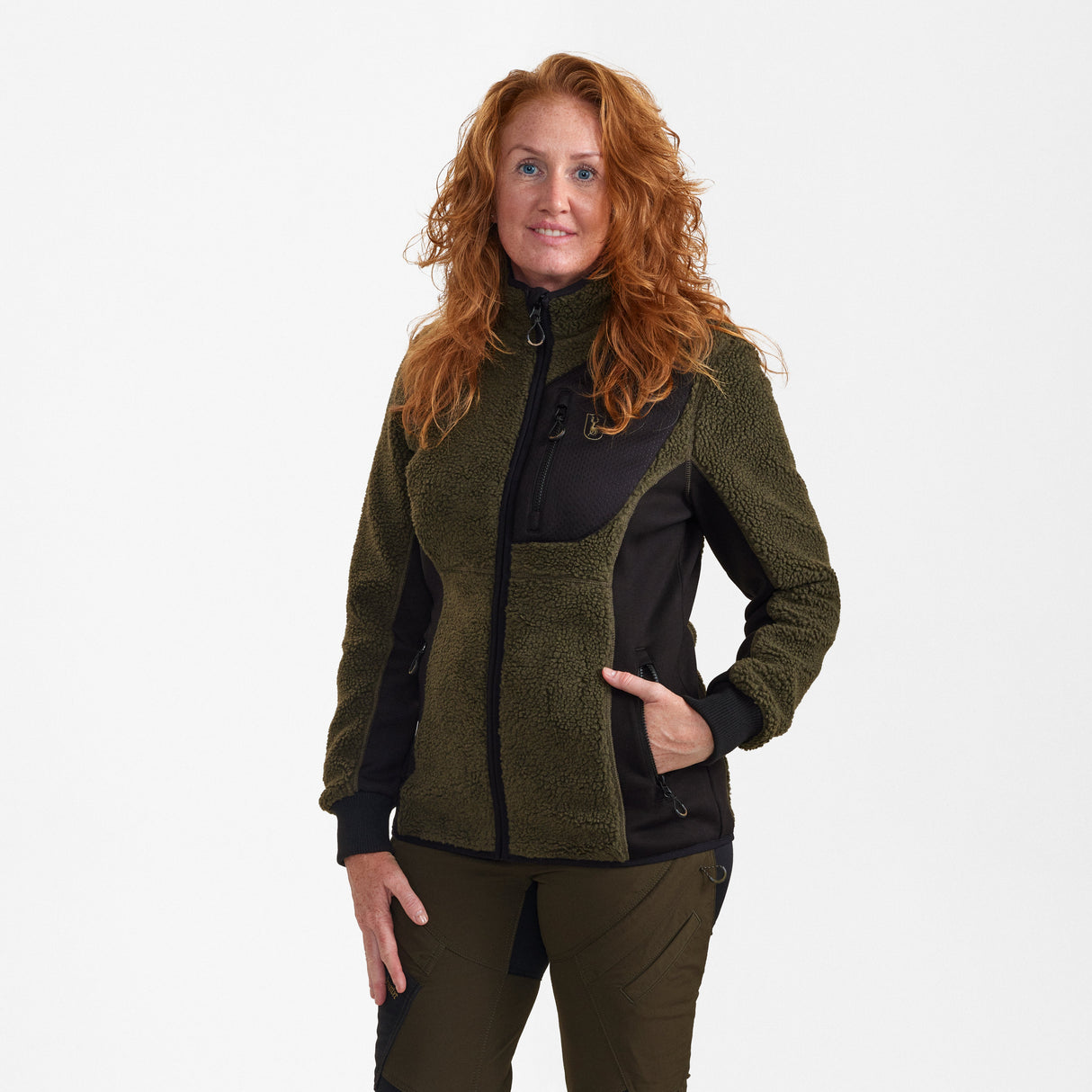 Lady Roja Fiberpälsjacka Adventure Green - Deerhunter