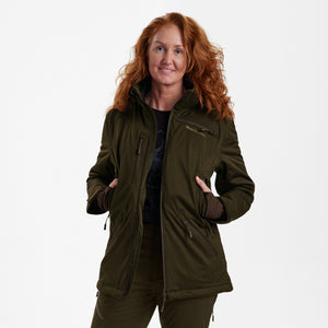 Lady Excape Winter Jacka Art Green - Deerhunter