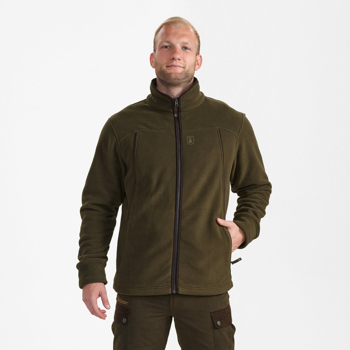 Eagle Fleece Jacka Tarmac Green - Deerhunter
