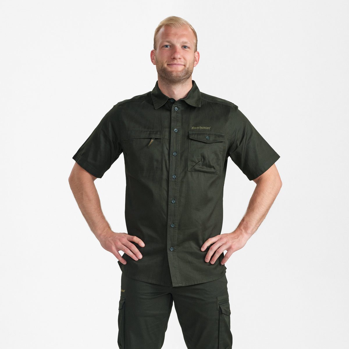 Atlas skjorta S/S Timber - Deerhunter