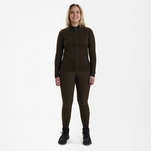Lady Darlington Stickad Cardigan Mörk Elm - Deerhunter