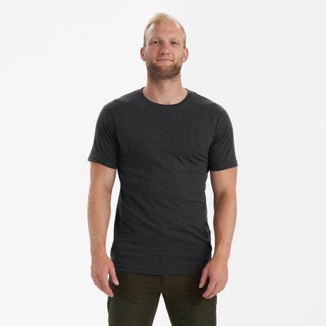 Bas 2-pack T-shirt Adventure Green Melange - Deerhunter