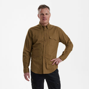 Liam skjorta Ocher Brown - Deerhunter