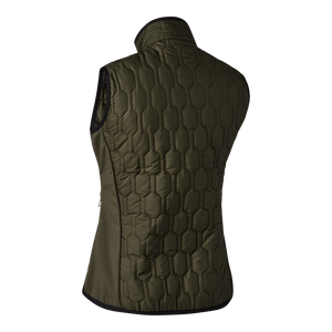 Lady Mossdale quiltad väst Forest Green - Deerhunter