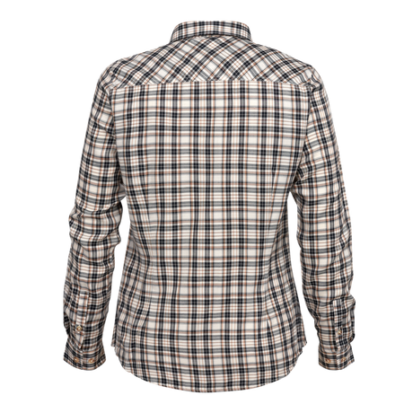 Lady Louisa Skjorta Orange Check - Deerhunter