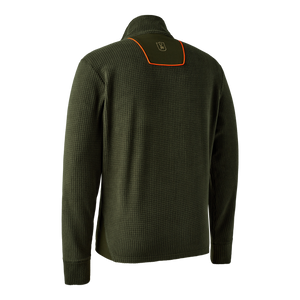Chamois Fleecejacka med hel dragkedja Forest Green - Deerhunter
