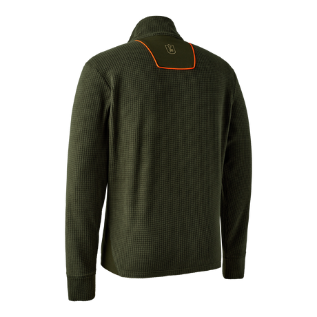 Chamois Fleecejacka med hel dragkedja Forest Green - Deerhunter