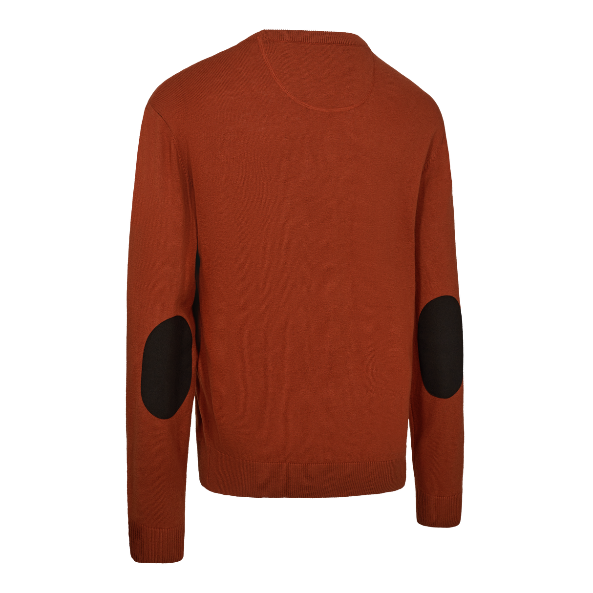 Harrington Stickad tröja med rund hals - Oak Rust Melange – Deerhunter